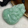 Type A Apple Green Jadeite Guan Yin 62.35g 61.0 by 43.5 by 12.5mm - Huangs Jadeite and Jewelry Pte Ltd