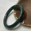 Type A Green Jade Jadeite Bangle - 50.58g Inner Diameter 58.0mm Thickness 10.4 by 10.1mm - Huangs Jadeite and Jewelry Pte Ltd
