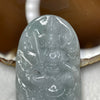 Type A Lavender & Green Manjushri Bodhisattva Jade Jadeite 45.47g 75.7 by 39.5 by 8.2mm - Huangs Jadeite and Jewelry Pte Ltd