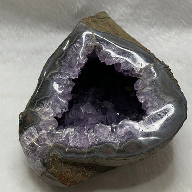Natural Amethyst Crystal Triangle - 822.8g 133.6 by 102.6 by 38.3mm - Huangs Jadeite and Jewelry Pte Ltd