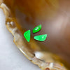Type A Spicy Green Jade Jadeite for setting 0.2g 8.0 by 3.4 by 2.4mm - Huangs Jadeite and Jewelry Pte Ltd