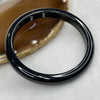 Type A Black Jadeite Bangle 38.86g inner diameter 60.7mm 9.2 by 7.6mm - Huangs Jadeite and Jewelry Pte Ltd