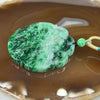 Grand Master Certified Type A Spicy Green Jade Jadeite Shan Shui Pendant 43.92g 56.4 by 56.4 by 5.6 mm - Huangs Jadeite and Jewelry Pte Ltd