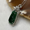 Type A Green Omphacite Jade Jadeite Ruyi - 3.14g 34.9 by 14.6 by 5.8mm - Huangs Jadeite and Jewelry Pte Ltd