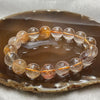 Natural Copper Rutilated Quartz 銅髮晶 54.8g 13.4mm/bead 17 beads - Huangs Jadeite and Jewelry Pte Ltd