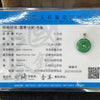 Type A Burmese Jade Jadeite Ping An kou donut 18k gold & diamonds - 3.73g 16.6 by 16.6 by 5.7mm - Huangs Jadeite and Jewelry Pte Ltd