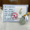 Type A Semi Icy Green Jade Jadeite Dragon Tortoise Pendant 10.58g 29.2 by 19.5 by 11.9 mm - Huangs Jadeite and Jewelry Pte Ltd