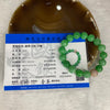 Rare High End Full Spicy Green Beads Bracelet 49.02g 12.2mm 16 Beads - Huangs Jadeite and Jewelry Pte Ltd