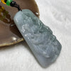 Type A Semi Icy Lavender & Green Jade Jadeite Thousand Hand Guan Yin & Dragon Necklace - 63.2g 72.0 by 48.9 by 8.5mm - Huangs Jadeite and Jewelry Pte Ltd