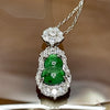 Type A Green Omphacite Jade Jadeite Hulu 2.54g 25.5 by 10.5 by 6.3mm - Huangs Jadeite and Jewelry Pte Ltd
