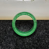 Type A Burmese Intense Green Jade Jadeite Pendant - 1.57g Inner Diameter 12.6mm - Huangs Jadeite and Jewelry Pte Ltd