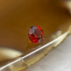 Natural Orange Red Garnet Crystal Stone for Setting - 0.80ct 5.2 by 5.2 by 3.7mm - Huangs Jadeite and Jewelry Pte Ltd