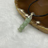 Type A Green Jade Jadeite Bamboo 3.55g 21.0 by 6.9 by 6.9 mm - Huangs Jadeite and Jewelry Pte Ltd
