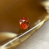 Natural Orange Red Garnet Crystal Stone for Setting - 1.20ct 6.4 by 5.2 by 3.8mm - Huangs Jadeite and Jewelry Pte Ltd