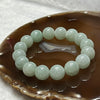 Type A Green Jade Jadeite Bracelet 60.12g 12.8mm/bead 16 beads - Huangs Jadeite and Jewelry Pte Ltd