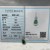 Type A Green Omphacite Jade Jadeite Hulu 2.54g 25.5 by 10.5 by 6.3mm - Huangs Jadeite and Jewelry Pte Ltd