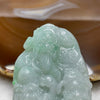 Type A Green Jade Jadeite Fu Lu Shou 59.55g 62.8 by 40.0 by 13.0mm - Huangs Jadeite and Jewelry Pte Ltd