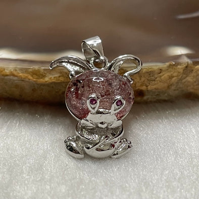 Natural Super 7 超级七 Rabbit 925 Silver Pendant 3.02g 23.4 by 16.5 by 8.2mm - Huangs Jadeite and Jewelry Pte Ltd