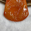 Type A Red Jade Jadeite Shan Shui 23.83g 53.5 by 44.9 by 4.0mm - Huangs Jadeite and Jewelry Pte Ltd
