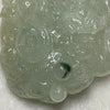 High Quality Type A Semi Icy Yellow & Green Jade Jadeite Dragon Pendant with NGI Cert- 80.59g 64.8 by 50.8 by 18.8mm - Huangs Jadeite and Jewelry Pte Ltd
