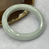 Type A Light Green Jadeite Bangle With Ruyi 51.82g inner diameter 54.0mm 10.7 by 8.5mm - Huangs Jadeite and Jewelry Pte Ltd