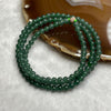 Type A Icy Blueish Green Jade Jadeite Necklace 29.75g 5.2mm/bead 122 beads - Huangs Jadeite and Jewelry Pte Ltd