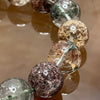 Natural Four Season Phantom Quartz 四季彩幽灵 Bracelet 40.63g 12.0mm/bead 18 beads - Huangs Jadeite and Jewelry Pte Ltd