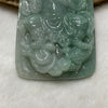 Rare Carving Type A Green Jade Jadeite Xuan Tian Shang Di (玄天上帝) 87.54g 77.4 by 46.7 by 12.0mm - Huangs Jadeite and Jewelry Pte Ltd