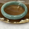 Type A Semi Icy Blueish Green Jadeite Bangle 44.83g inner diameter 58.7mm 11.6 by 6.7mm - Huangs Jadeite and Jewelry Pte Ltd
