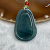 Type A Blueish Green Guan Yin Jade Jadeite 19.79g 46.2 by 30.0 by 7.5mm - Huangs Jadeite and Jewelry Pte Ltd