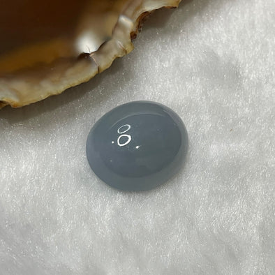 Intense Type A Lavender Jade Jadeite Cabochon 5.05g 19.9 by 16.6 by 9.0mm - Huangs Jadeite and Jewelry Pte Ltd
