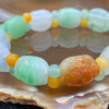 Type A Burmese Mixed Colour Tortoise Shell Bracelet - 26.38g each about 13.2 by 12.0 by 7.1mm - Huangs Jadeite and Jewelry Pte Ltd