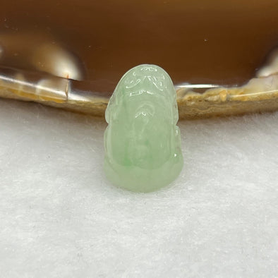 Type A Semi Icy Green Jade Jadeite Pixiu Pendant - 1.83 g 18.4 by 16.6 by 9.7 mm - Huangs Jadeite and Jewelry Pte Ltd