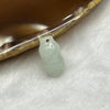 Type A Green Jade Jadeite Peanut - 1.50g 14.0 by 7.4 by 7.4 mm - Huangs Jadeite and Jewelry Pte Ltd