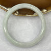 Type A Light Green Jadeite Bangle with Ruyi 48.18g inner diameter 56.2mm 12.5 by 7.3mm - Huangs Jadeite and Jewelry Pte Ltd