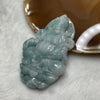 Type A Blueish Green Jambhala God of Wealth Jade Jadeite 82.76g 78.2 by 51.5 by 12.1mm - Huangs Jadeite and Jewelry Pte Ltd