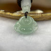 Type A Icy Light Green Milo Buddha Jade Jadeite Pendant - 2.95g 15.3 by 19.6 by 6.5mm - Huangs Jadeite and Jewelry Pte Ltd