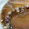 Natural Copper Rutilated Quartz 銅髮晶 30.46g 11.2mm/bead 19 beads - Huangs Jadeite and Jewelry Pte Ltd