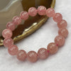 Natural Rose Quartz Bracelet - 42.09g 12.2mm/bead 17 Beads - Huangs Jadeite and Jewelry Pte Ltd