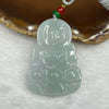 Type A Green Guan Yin Jade Jadeite Pendant 23.73g 52.7 by 36.4 by 7.0 mm - Huangs Jadeite and Jewelry Pte Ltd