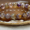 Natural Purple Titanium Crystal Bracelet 21.33g 9.3mm/bead 20 beads - Huangs Jadeite and Jewelry Pte Ltd