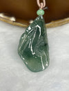 Grand Master Certified Type A HIGH ICY Green Piao Hua Jade Jadeite Dragon Pendant 28.30g 52.7 by 30.0 by 12.3 mm - Huangs Jadeite and Jewelry Pte Ltd