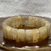 Natural Golden Rutilated Quartz Bracelet 手牌 - 72.37g 18.7 by 14.9 by 8.2mm/piece 18 pieces - Huangs Jadeite and Jewelry Pte Ltd