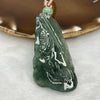 Grand Master Certified Type A Semi Icy Green Jade Jadeite Dragon Pendant 29.05g 55.8 by 29.5 by 13.0 mm - Huangs Jadeite and Jewelry Pte Ltd