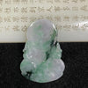 Type A Icy Spicy Green Vein Guan Yin Jade Jadeite 25.68g 62.0 by 43.5 by 5.4mm - Huangs Jadeite and Jewelry Pte Ltd