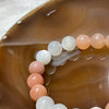 Natural Mixed Moonstone & Sunstone Crystal Bracelet 彩月光 27.29g 10.4mm/bead 19 beads - Huangs Jadeite and Jewelry Pte Ltd