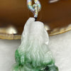 Type A Spicy Green Piao Hua Jade Jadeite Tu Di Gong Pendant - 21.14g 41.0 by 27.6 by 11.9mm - Huangs Jadeite and Jewelry Pte Ltd