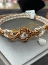 Herkimer Diamond Quartz Leather Bracelet 8.92g - Huangs Jadeite and Jewelry Pte Ltd