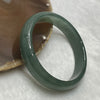Type A High Quality Green Jade Jadeite Bangle - 40.82g Inner Diameter 55.1mm Thickness 12.6 by 6.1mm - Huangs Jadeite and Jewelry Pte Ltd
