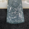 Type A Blueish Green Jade Jadeite Buddha & Lotus 27.36g 57.5 by 35.4 by 7.0mm - Huangs Jadeite and Jewelry Pte Ltd